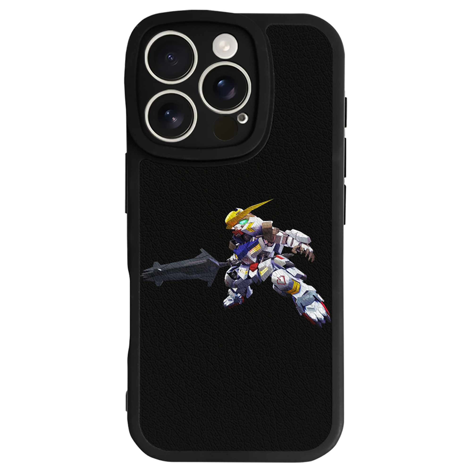 （画像用） 機動戦士ガンダム Mobile Suit Gundam 【iPhone 16シリーズ対応】シリコンスマホケース（レザー調） 材質：シリコン